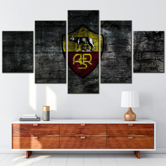Soccer Canvas Wall Art - FB5026 - Serie A - AS Roma - ASM