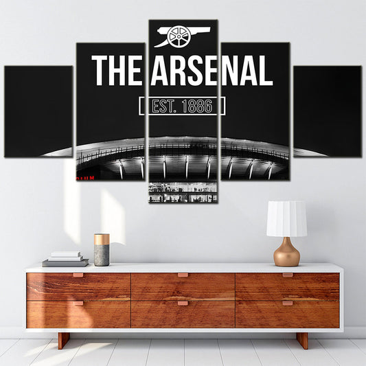 Soccer Canvas Wall Art - FB5002 - The Arsenal FC - EST.1886