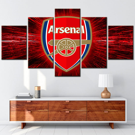 Football - 5 Pieces Wall Art - FB5007 - The Arsenal Football Club - Football Poster - Football Canvas