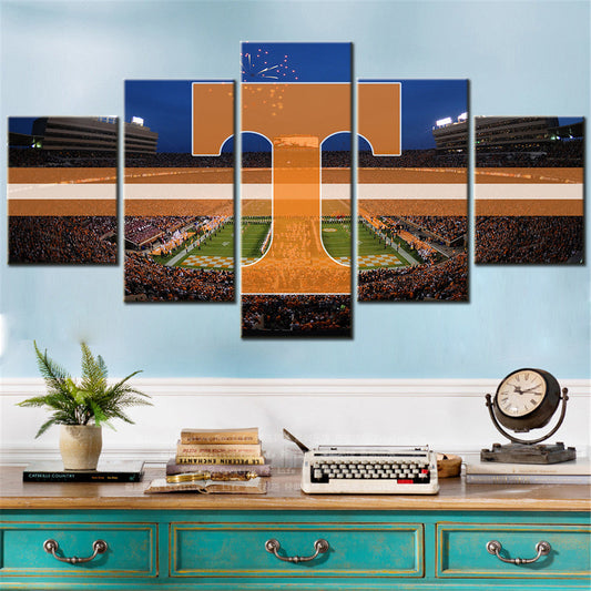 American Football Canvas Wall Art- FT5006 - Tennessee Volunteers Football Stadium