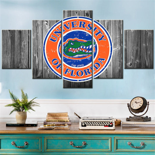 American Football Canvas Wall Art - FT5009 - University Of Florida Gators Football