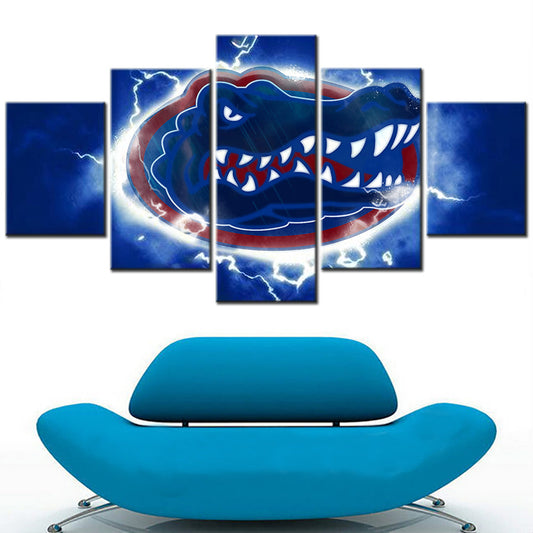 American Football Canvas Wall Art - FT5018 - Florida Gators Football