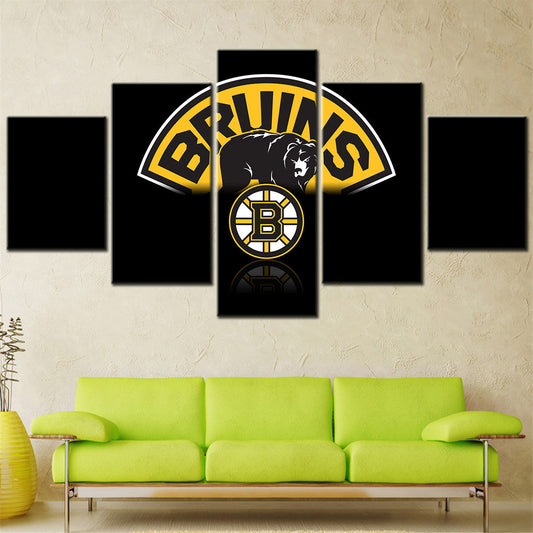 Hockey Wall Art - HK5006 - Boston Bruins - Ice Hockey Team - Hockey Poster - Hockey Canvas
