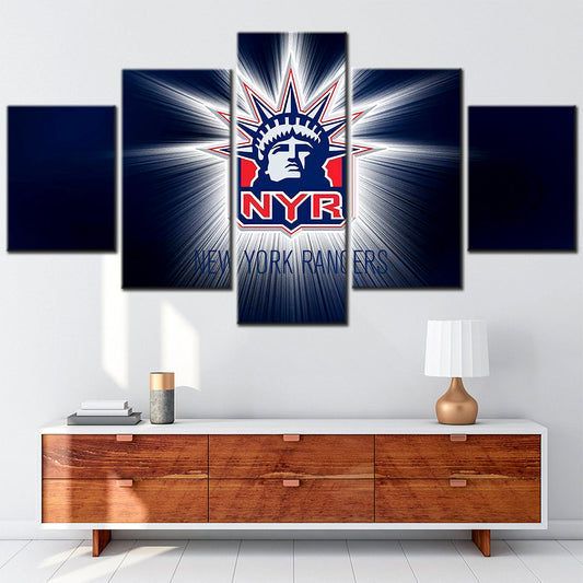 Hockey Canvas Wall Art - HK5005 - New York Rangers