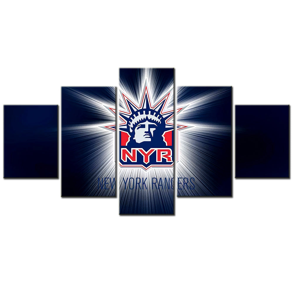 Hockey Canvas Wall Art - HK5005 - New York Rangers