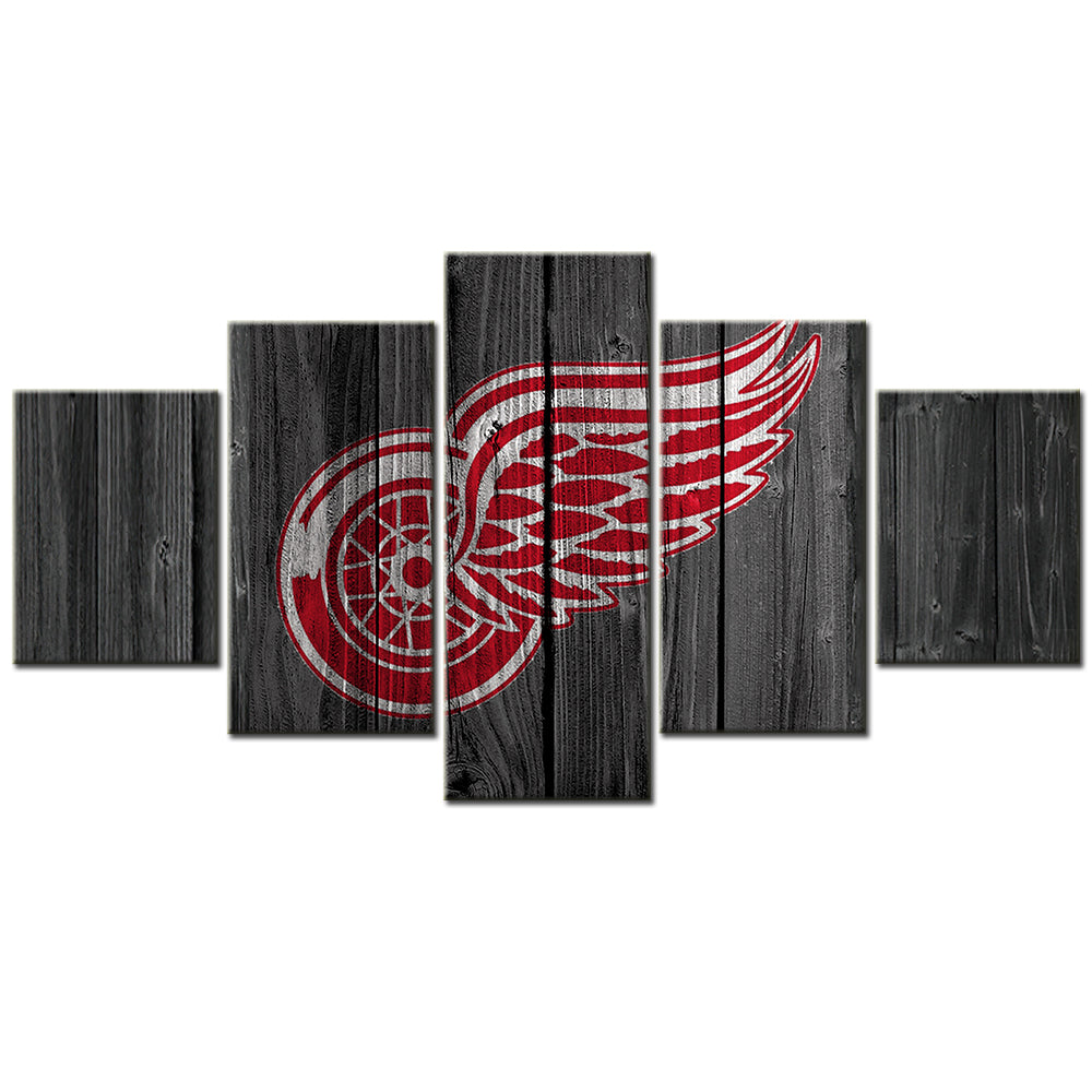 Hockey Canvas Wall Art - IH5006 - Detroit Red Wings