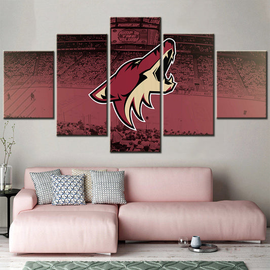 Hockey Canvas Wall Art - IH5010 - Arizona Coyotes