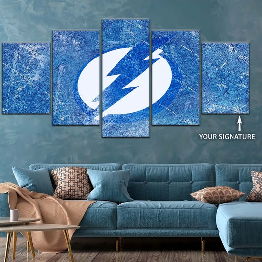 Ice Hockey Team Wall Art - IH5026 - Tampa Bay Lightning - Ice Hockey Team Poster - Ice Hockey Team Canvas