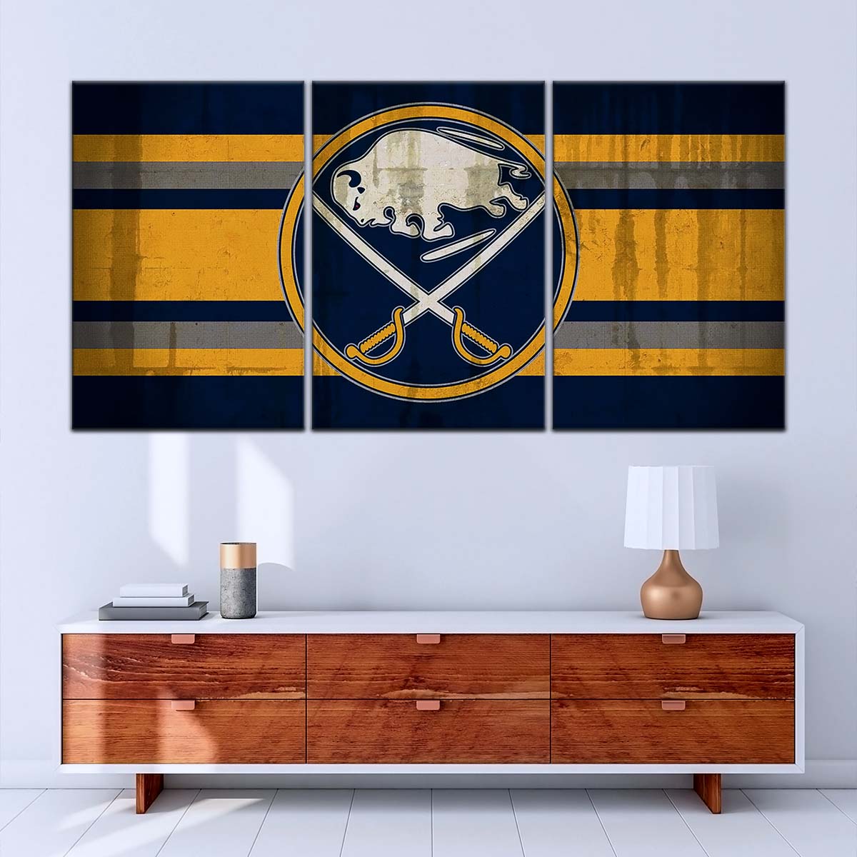 Hockey Canvas Wall Art - IH5035 - Buffalo Sabres