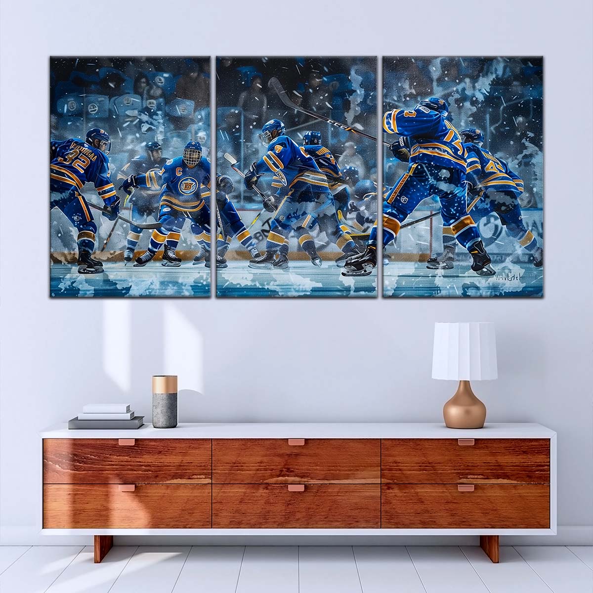 Hockey Canvas Wall Art - IH5039 - St. Louis Blues