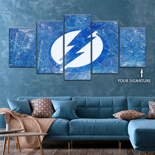 Hockey Canvas Wall Art - IH5026 - Tampa Bay Lightning