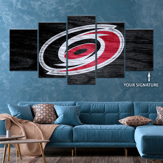 Hockey Canvas Wall Art - IH5027 - Carolina Hurricanes