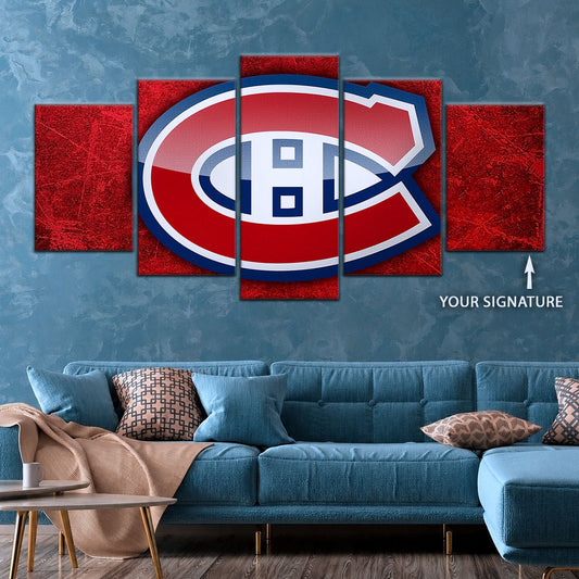 Hockey Canvas Wall Art - IH5028 - Canadiens