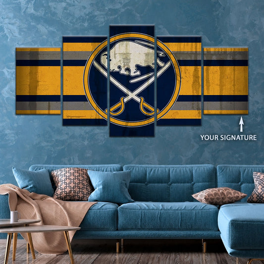 Hockey Canvas Wall Art - IH5035 - Buffalo Sabres