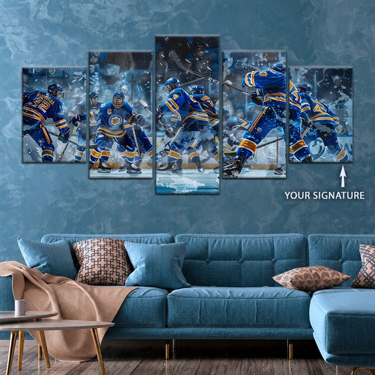 Hockey Canvas Wall Art - IH5039 - St. Louis Blues