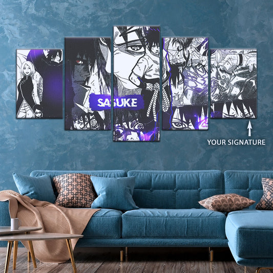 Naruto Canvas Wall Art - NA5045 - Sasuke Uchiha