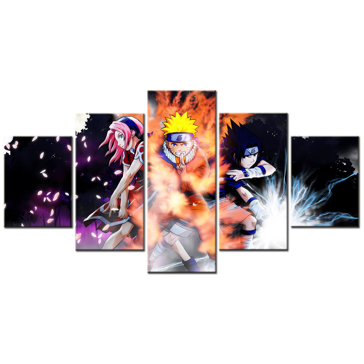 Naruto Canvas Wall Art - NA5126 - Uzumaki Naruto - Uchiha Sasuke - Sakura Haruno