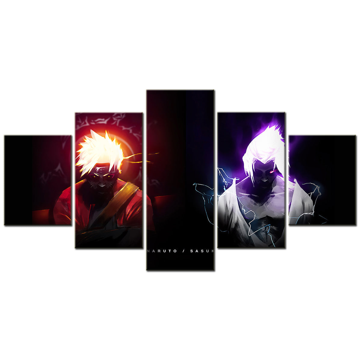 Naruto Canvas Wall Art - NA5138 - Uzumaki Naruto - Uchiha Sasuke
