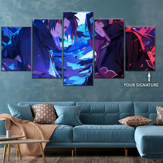 Naruto Wall Art - NA5061 - Itachi Uchiha - Sasuke Uchiha - Naruto Poster - Naruto Canvas