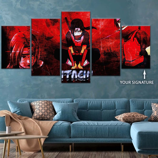 Naruto Wall Art - NA5062 - Itachi Uchiha - Red Eyes Sharingan - Naruto Poster - Naruto Canvas