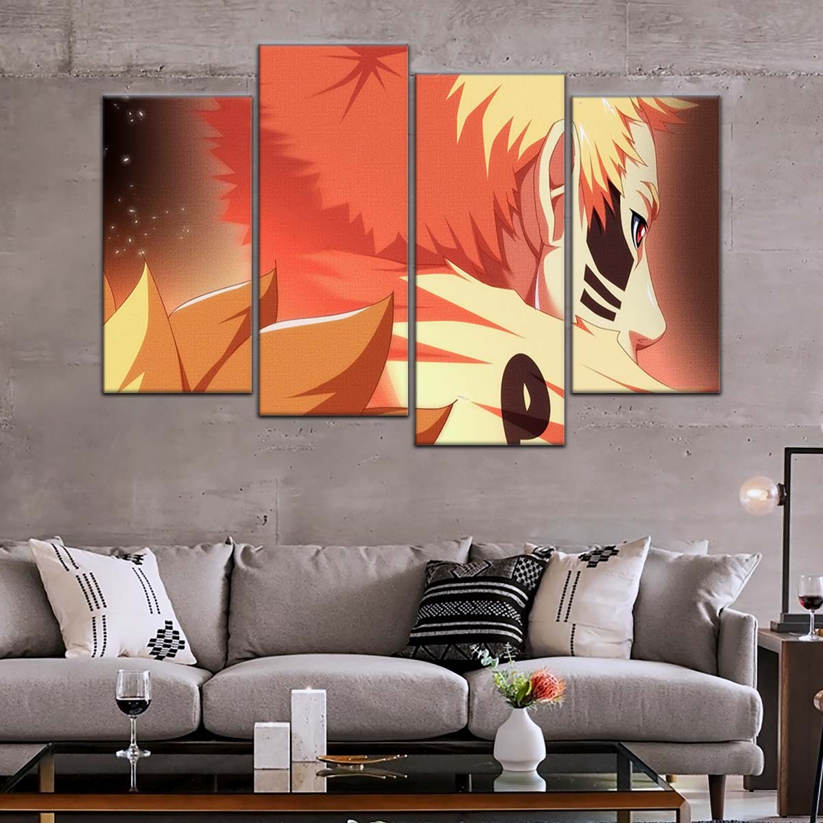 Naruto Wall Art - NA5084 - Naruto Uzumaki - Sasuke Uchiha - Naruto Poster - Naruto Canvas