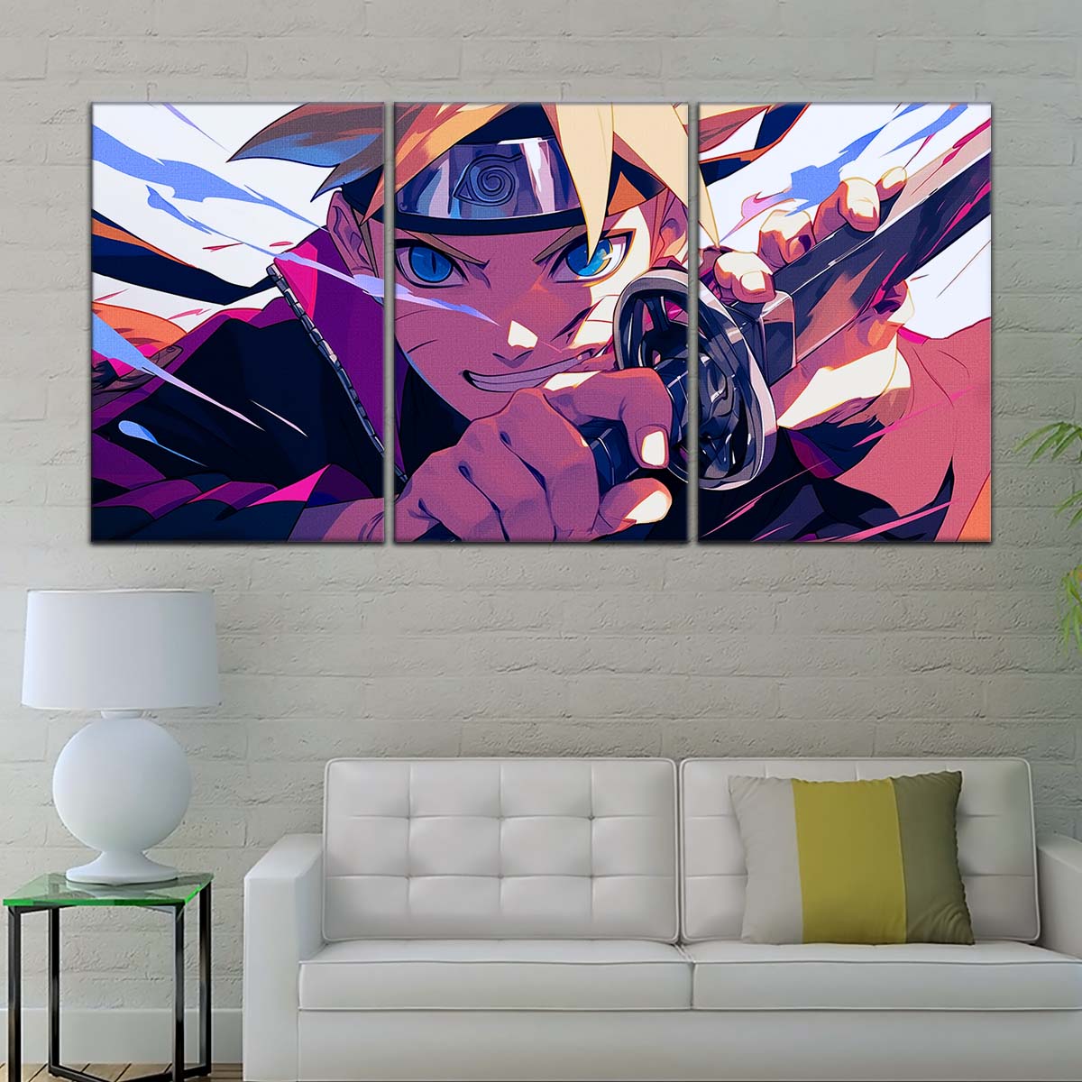 Naruto Wall Art - NA5091 - Boruto Uzumaki Ninja Determination - Naruto Poster - Naruto Canvas