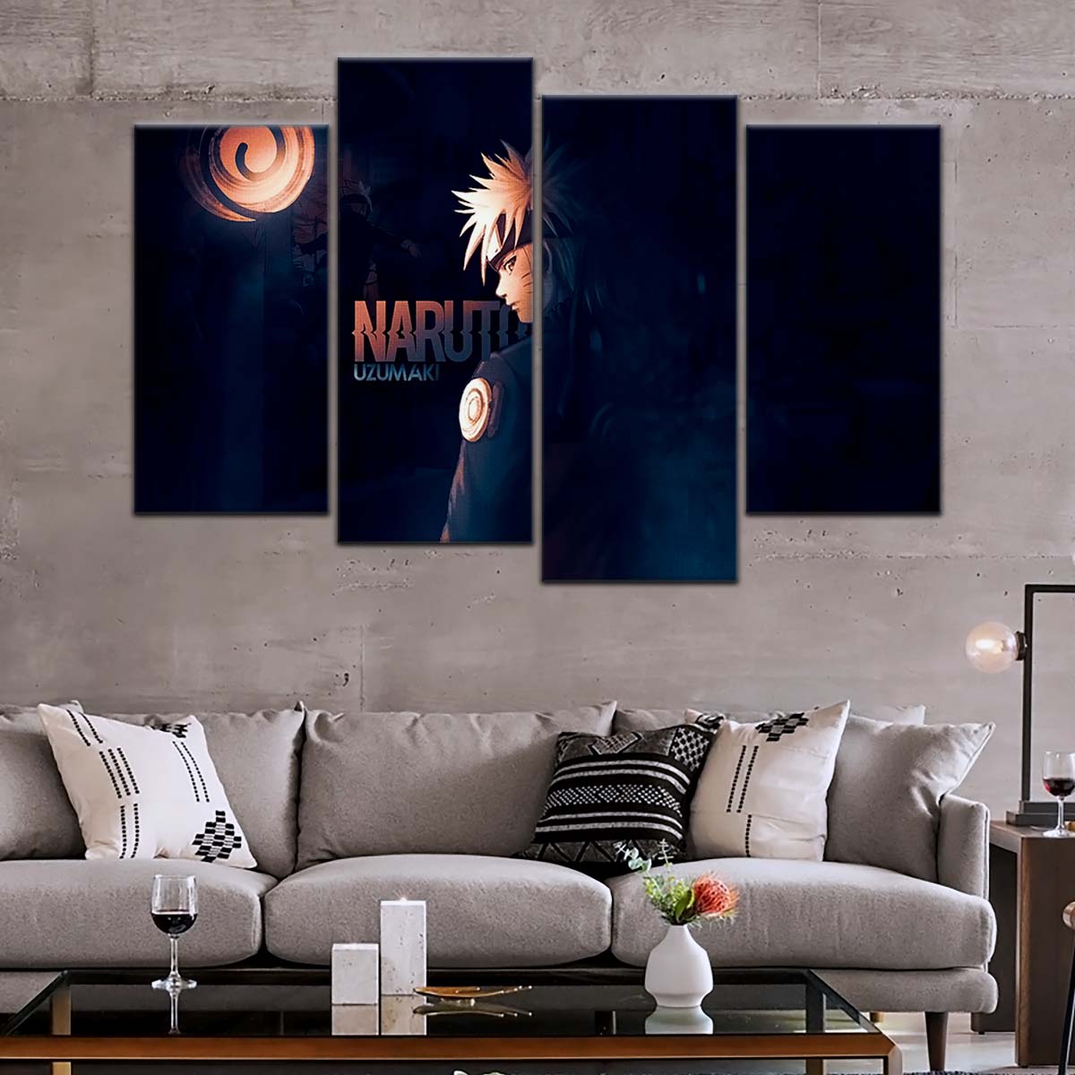Naruto Wall Art - NA5092 - Naruto Uzumaki - Epic Anime Hero in Action - Naruto Poster - Naruto Canvas