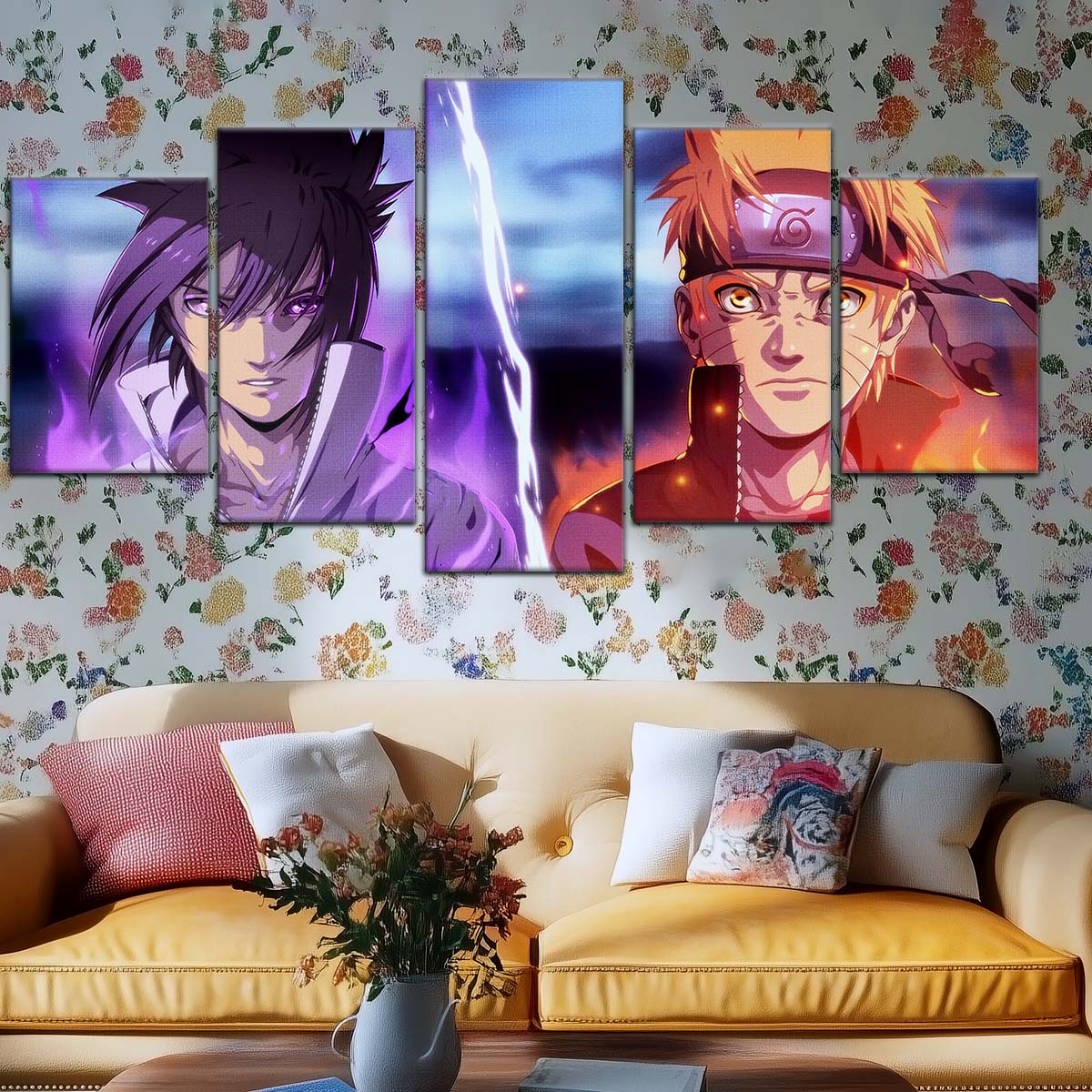 Naruto Wall Art - OP5007 - Naruto Uzumaki - Sasuke Uchiha - Naruto Poster - Naruto Canvas