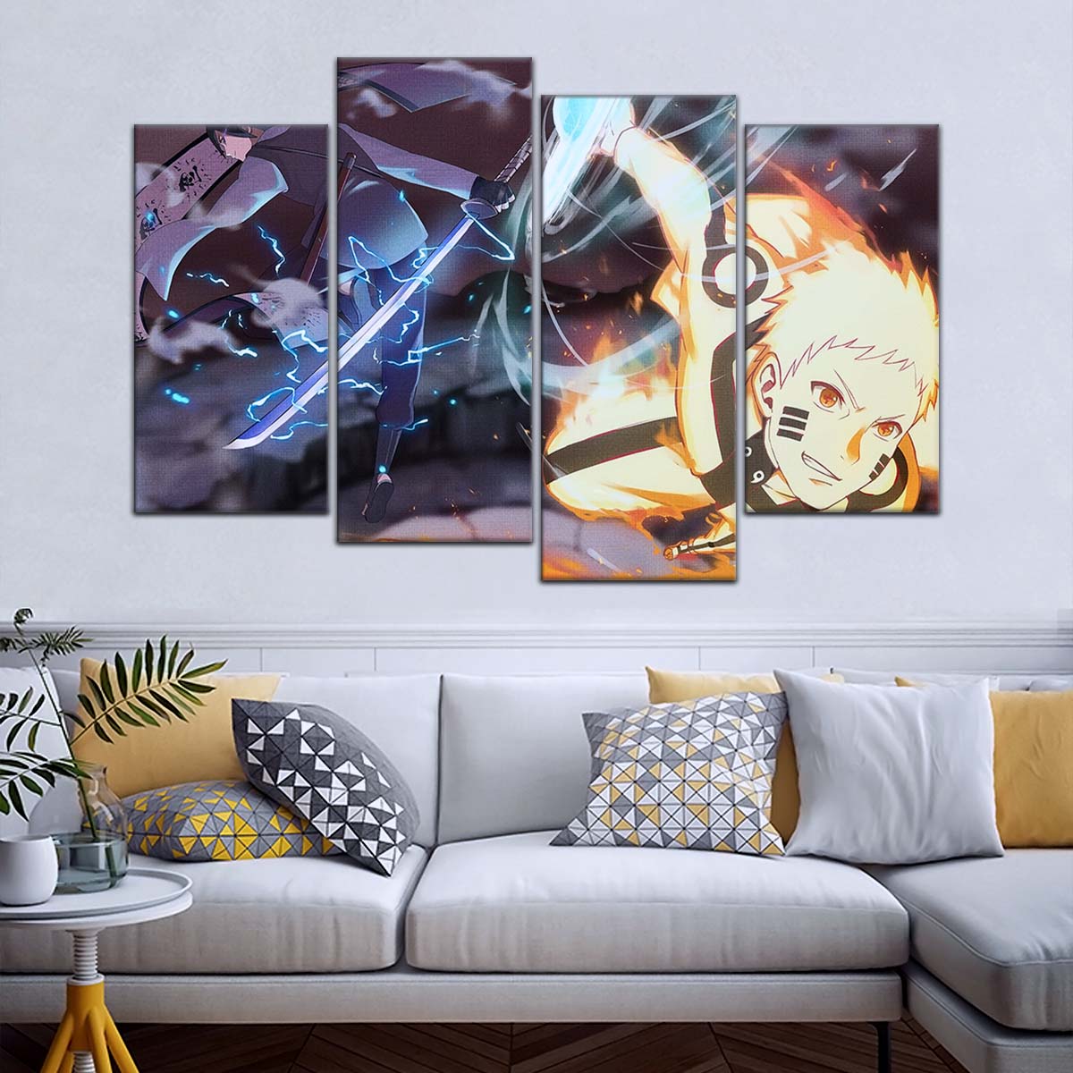 Naruto Wall Art - OP5012 - Naruto Uzumaki - Sasuke Uchiha - Naruto Poster - Naruto Canvas