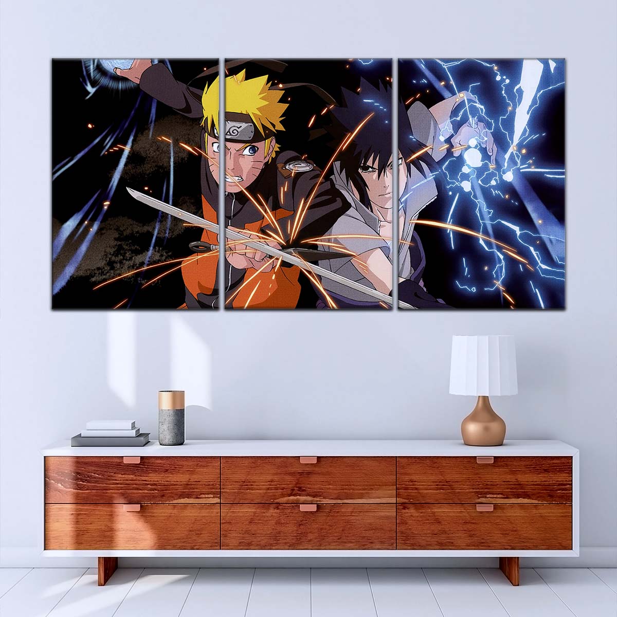Naruto Wall Art - OP5013 - Naruto Uzumaki - Sasuke Uchiha - Naruto Poster - Naruto Canvas