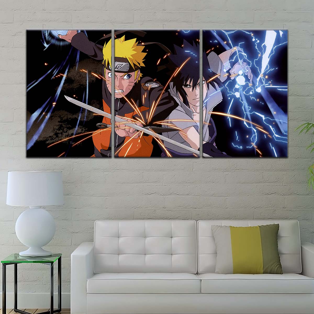 Naruto Wall Art - OP5013 - Naruto Uzumaki - Sasuke Uchiha - Naruto Poster - Naruto Canvas