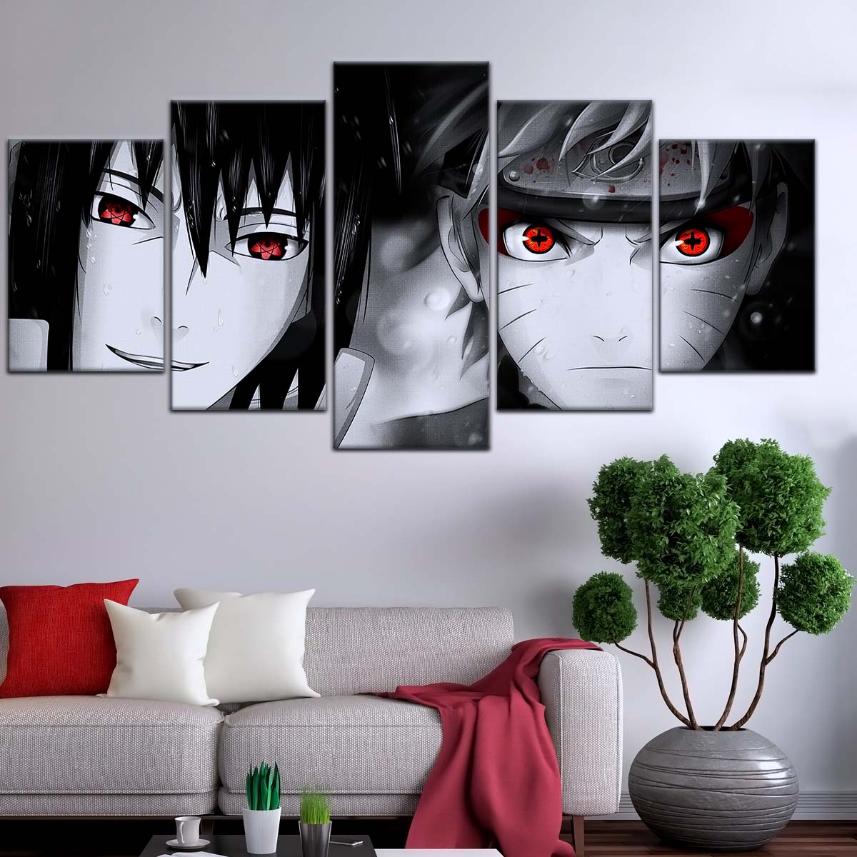Naruto Wall Art - OP5019 - Naruto Uzumaki - Sasuke Uchiha - Naruto Poster - Naruto Canvas