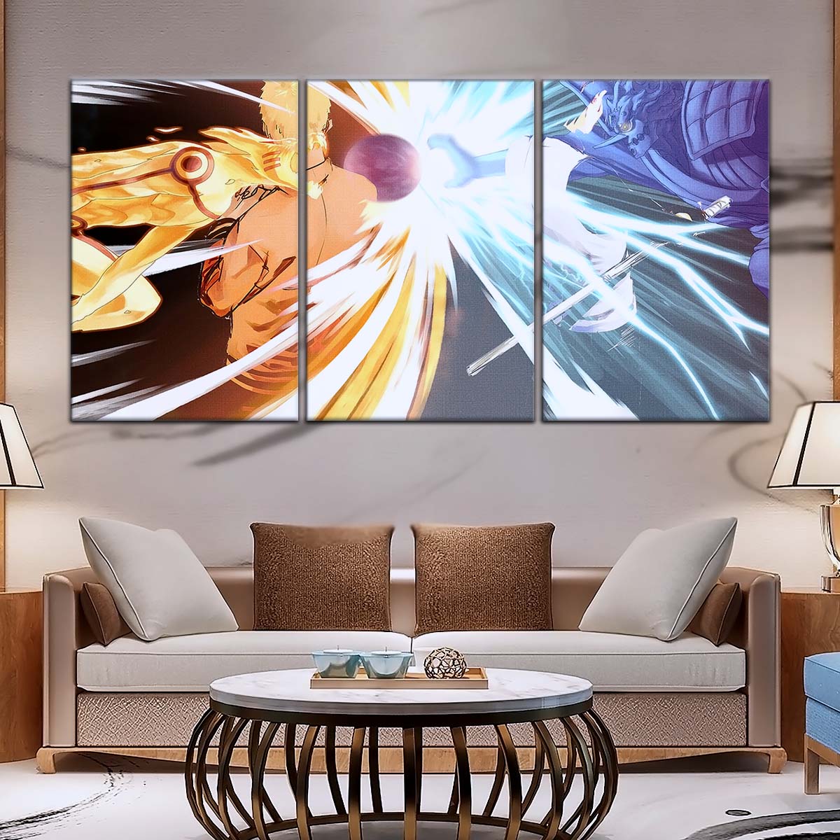 Naruto Wall Art - OP5020 - Naruto Uzumaki - Sasuke Uchiha - Susanoo - Kurama - Naruto Poster - Naruto Canvas