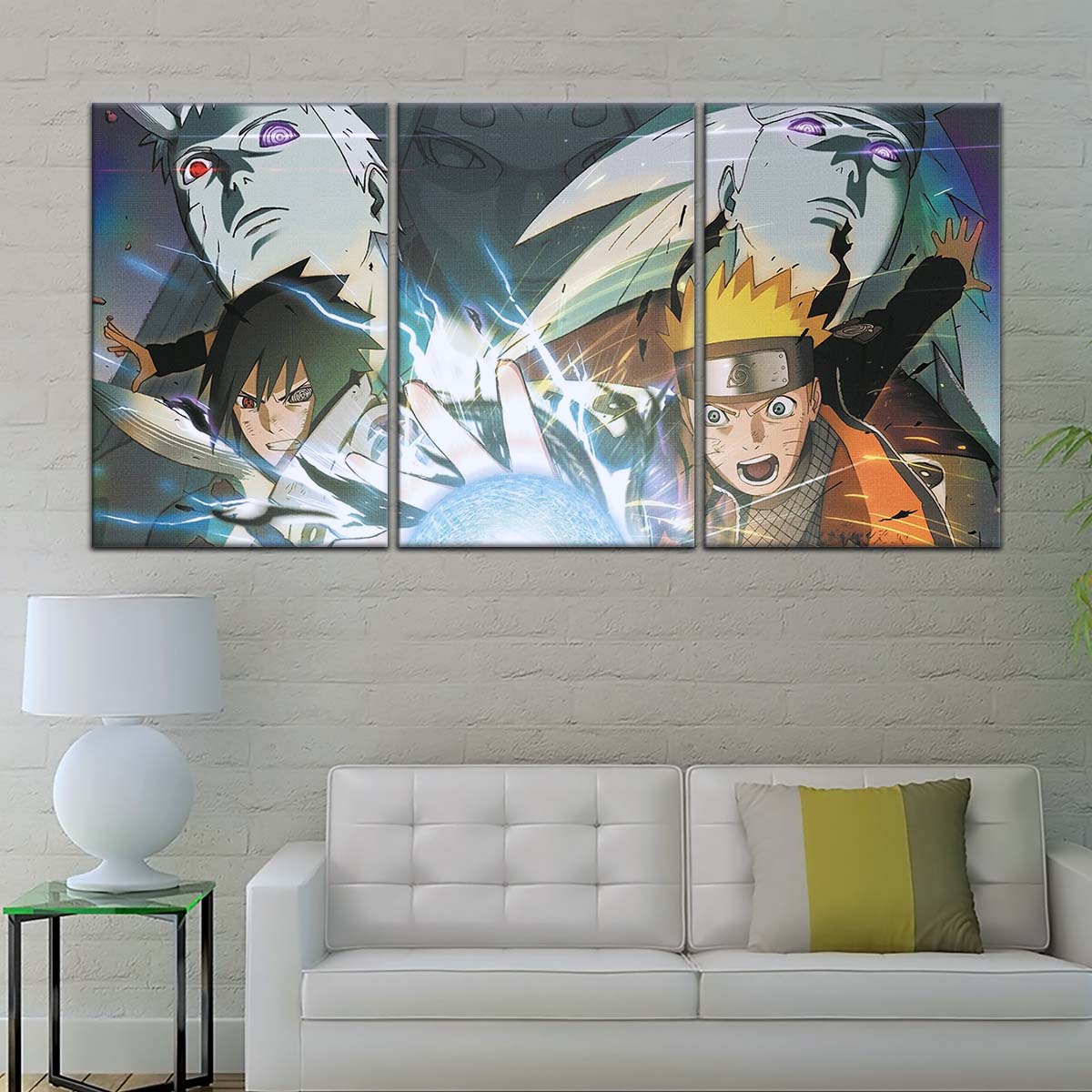 Naruto Wall Art - OP5021 - Naruto Uzumaki - Sasuke Uchiha - Uchiha Clash Obito - Uchiha Madara - Naruto Poster - Naruto Canvas