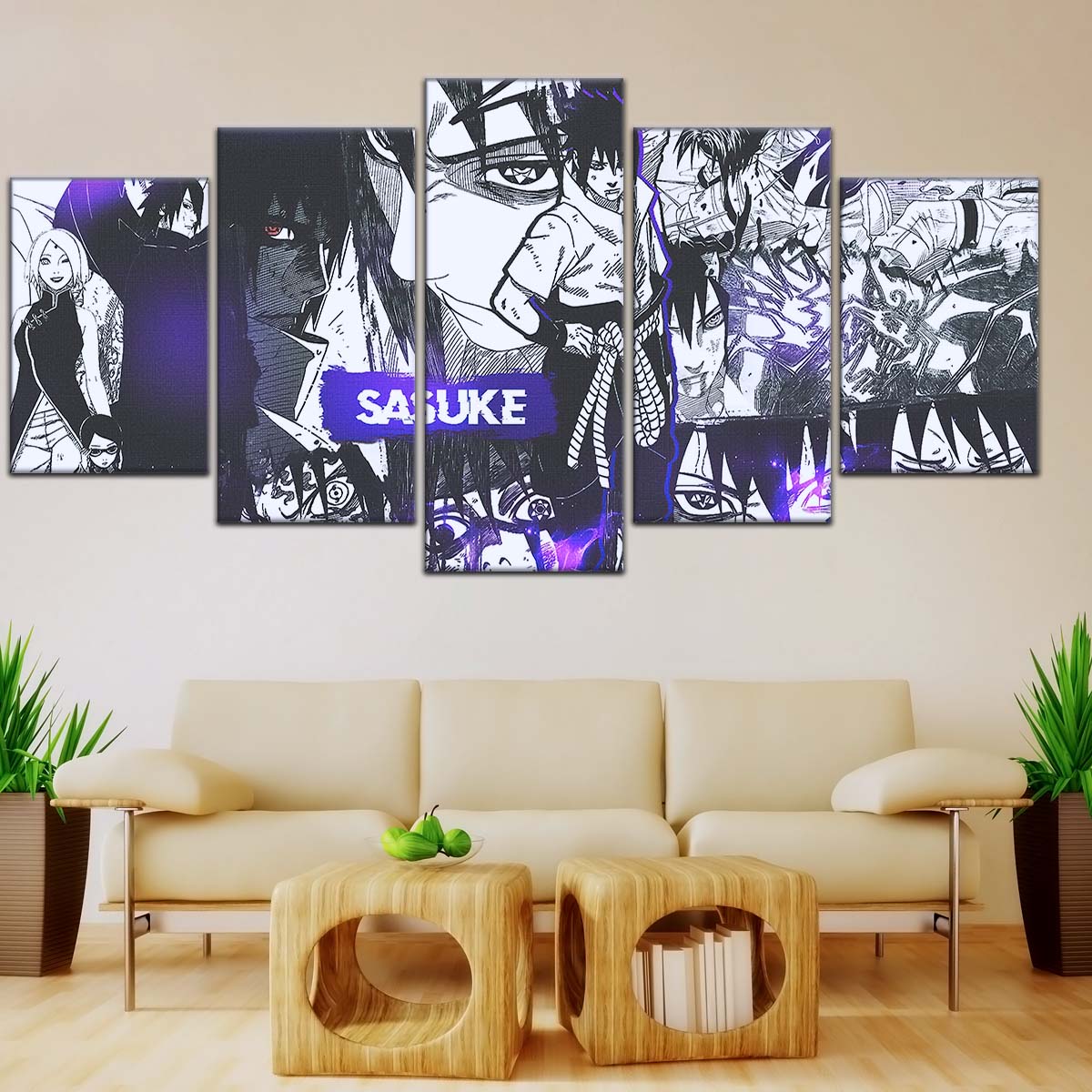 Naruto Wall Art - OP5045 - Sasuke Uchiha - Naruto Poster - Naruto Canvas