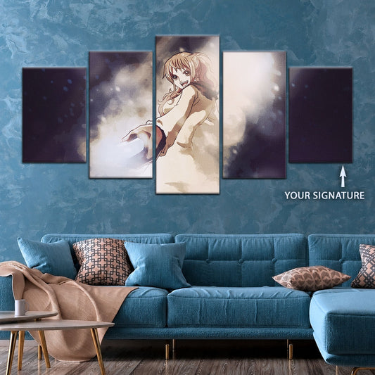 One Piece Canvas Wall Art - OP5054 - Nami Cat Burglar