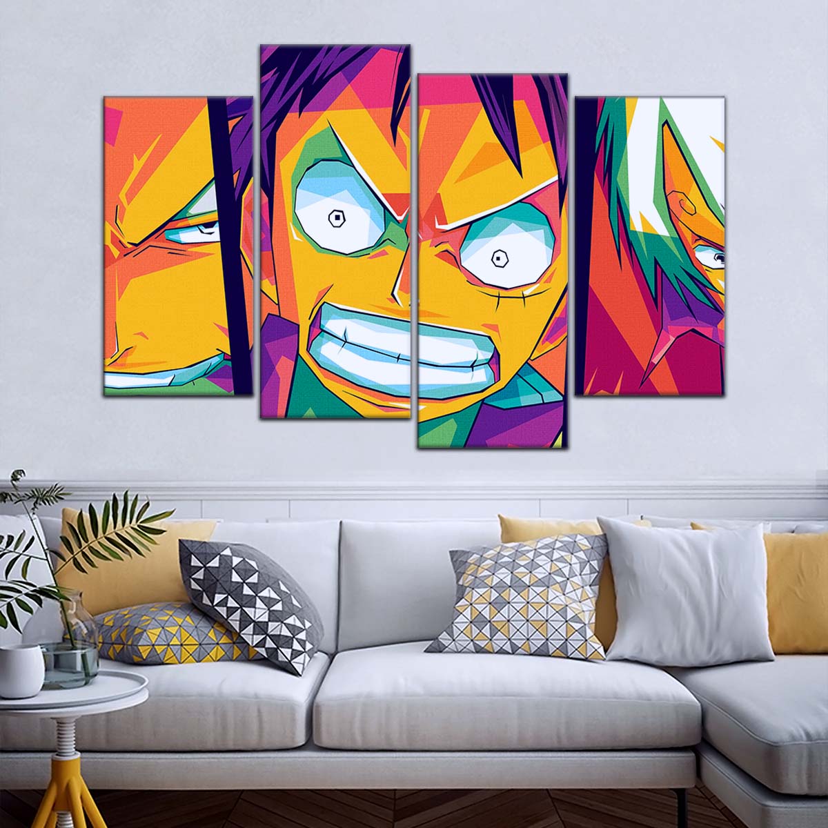 One Piece Wall Art - OP5016 - Sanji - Monkey D. Luffy - Roronoa Zoro - One Piece Poster - One Piece Canvas