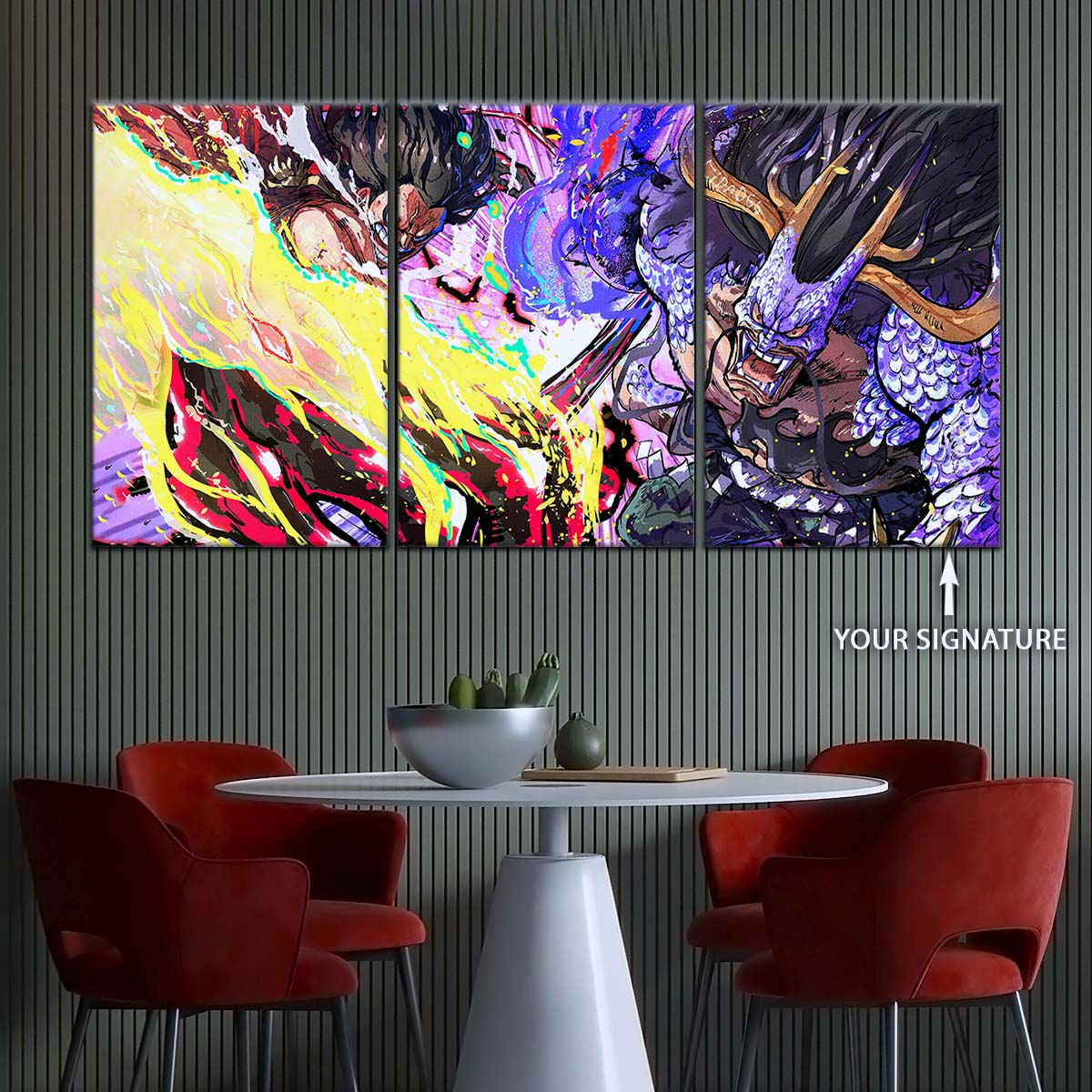 One Piece Wall Art - OP5022 - Monkey D. Luffy Gear Fourth Kaido - One Piece Poster - One Piece Canvas