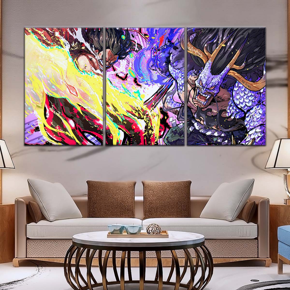 One Piece Wall Art - OP5022 - Monkey D. Luffy Gear Fourth Kaido - One Piece Poster - One Piece Canvas