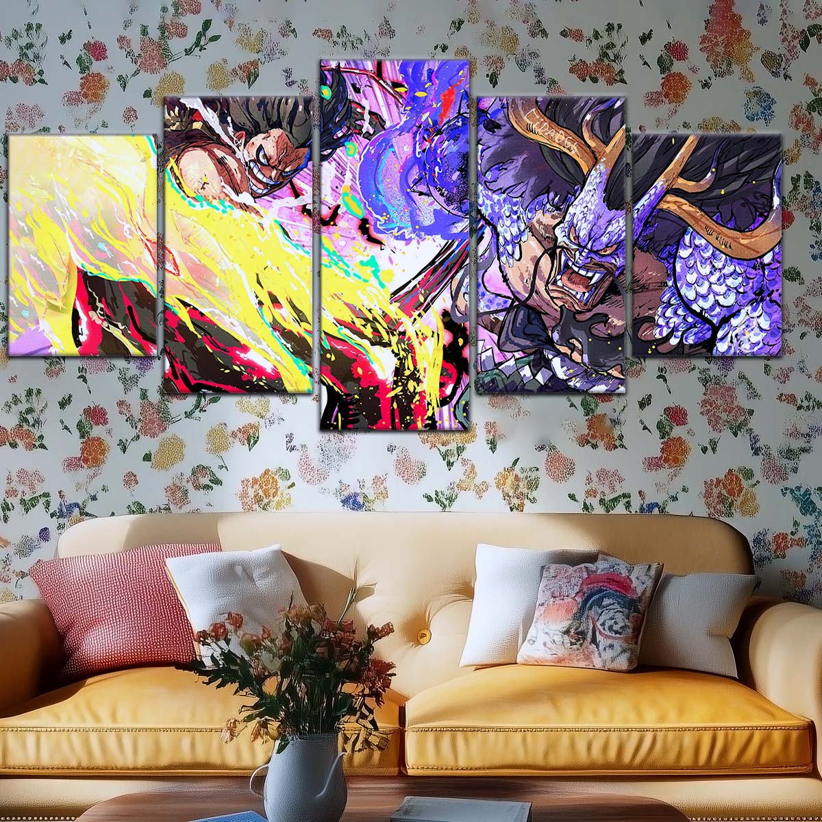 One Piece Wall Art - OP5022 - Monkey D. Luffy Gear Fourth Kaido - One Piece Poster - One Piece Canvas