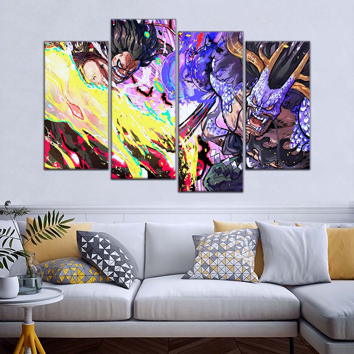 One Piece Wall Art - OP5022 - Monkey D. Luffy Gear Fourth Kaido - One Piece Poster - One Piece Canvas