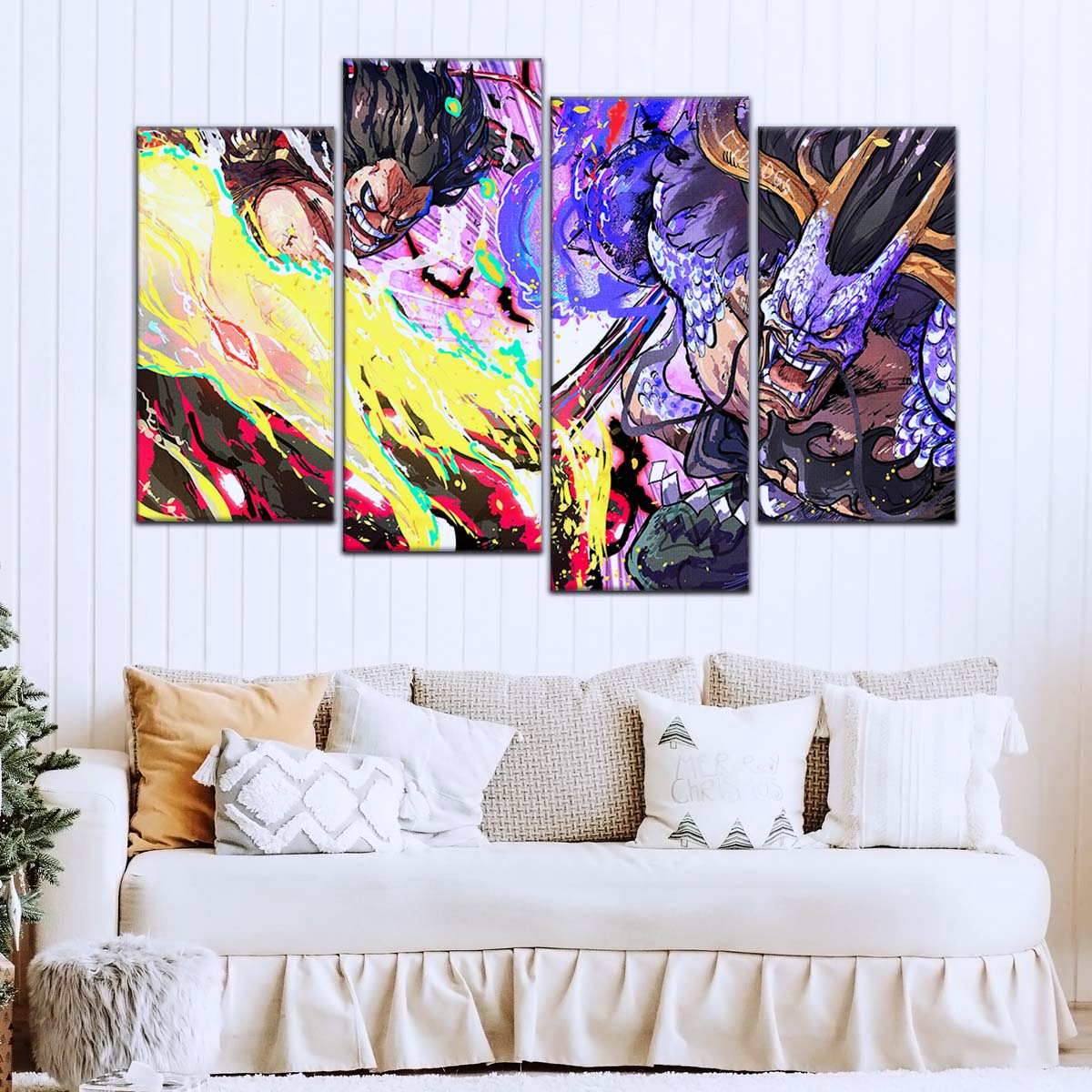 One Piece Wall Art - OP5022 - Monkey D. Luffy Gear Fourth Kaido - One Piece Poster - One Piece Canvas