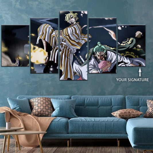 One Piece Wall Art - OP5028 - Toko - Sanji - Roronoa Zoro - One Piece Poster - One Piece Canvas