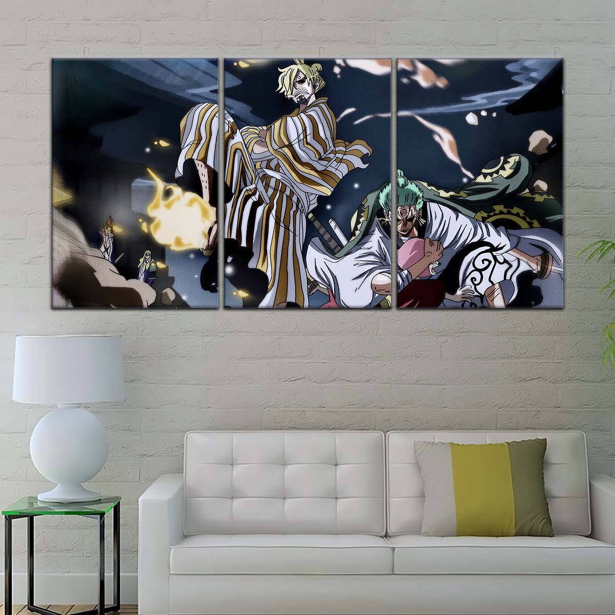 One Piece Wall Art - OP5028 - Toko - Sanji - Roronoa Zoro - One Piece Poster - One Piece Canvas