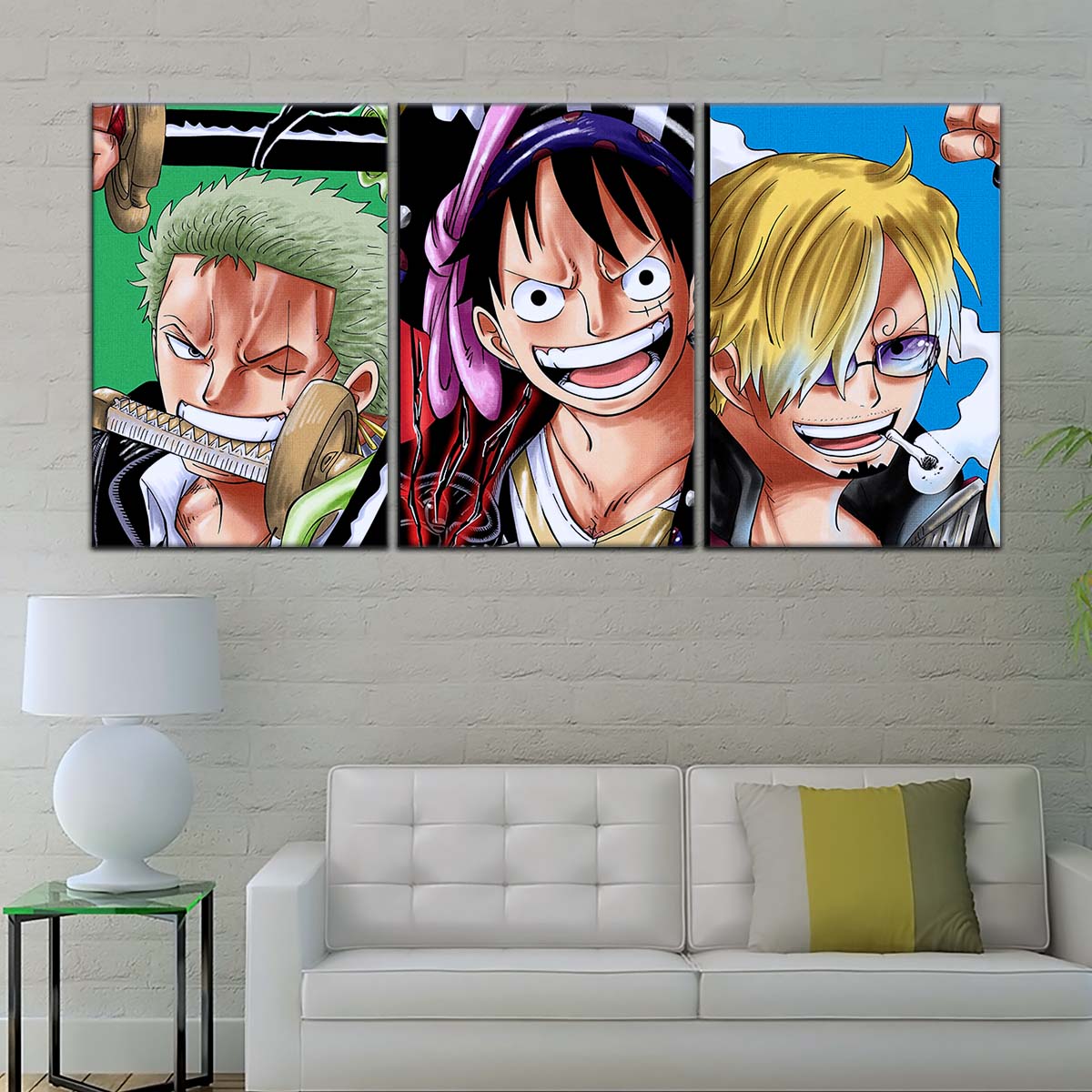 One Piece Wall Art - OP5029 - Monkey D. Luffy - Roronoa Zoro - Sanji - One Piece Poster - One Piece Canvas