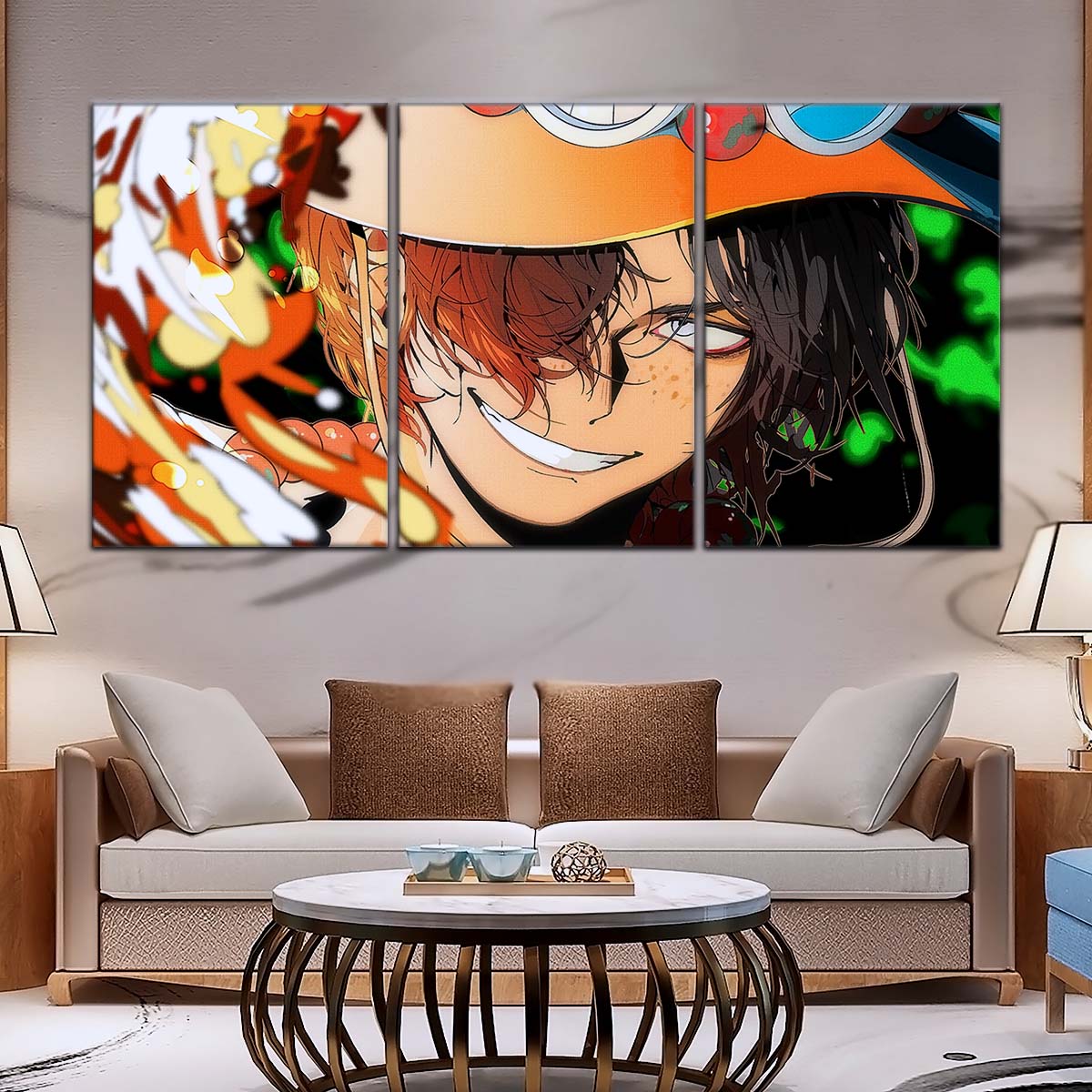 One Piece Wall Art - OP5034 - Portgas D. Ace - One Piece Poster - One Piece Canvas