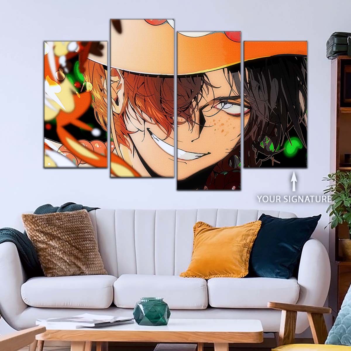 One Piece Wall Art - OP5034 - Portgas D. Ace - One Piece Poster - One Piece Canvas