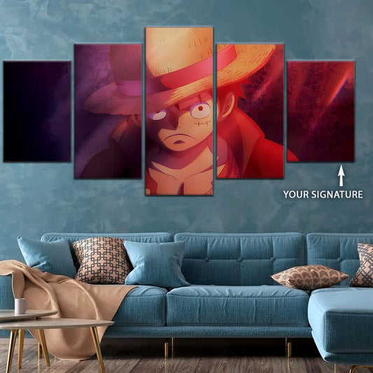One Piece Wall Art - OP5036 - Monkey D. Luffy - One Piece Poster - One Piece Canvas