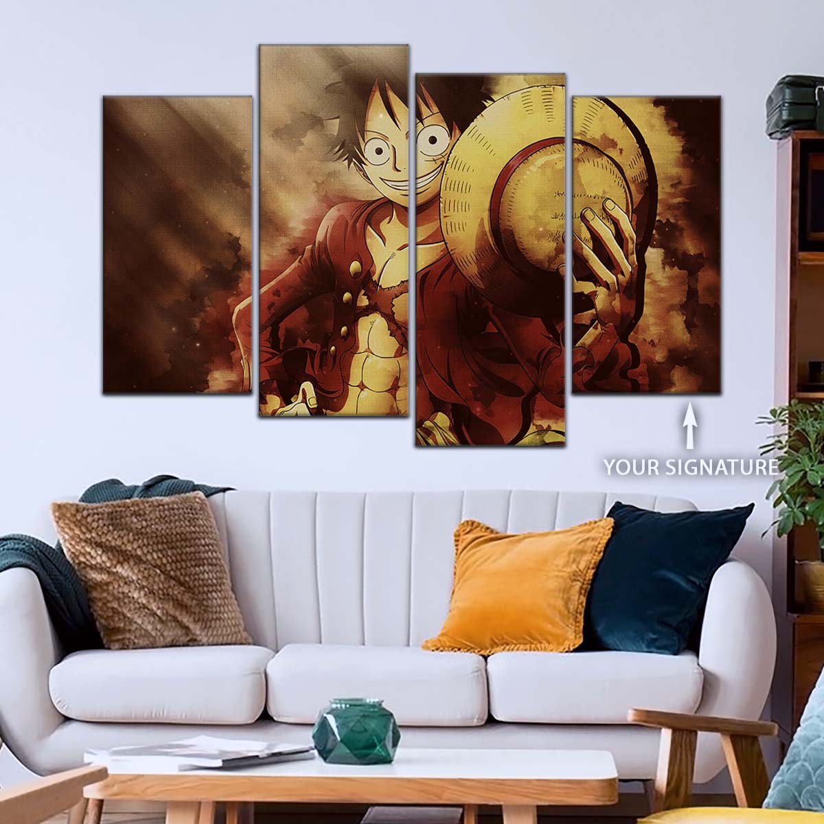 One Piece Wall Art - OP5038 - Monkey D. Luffy - One Piece Poster - One Piece Canvas