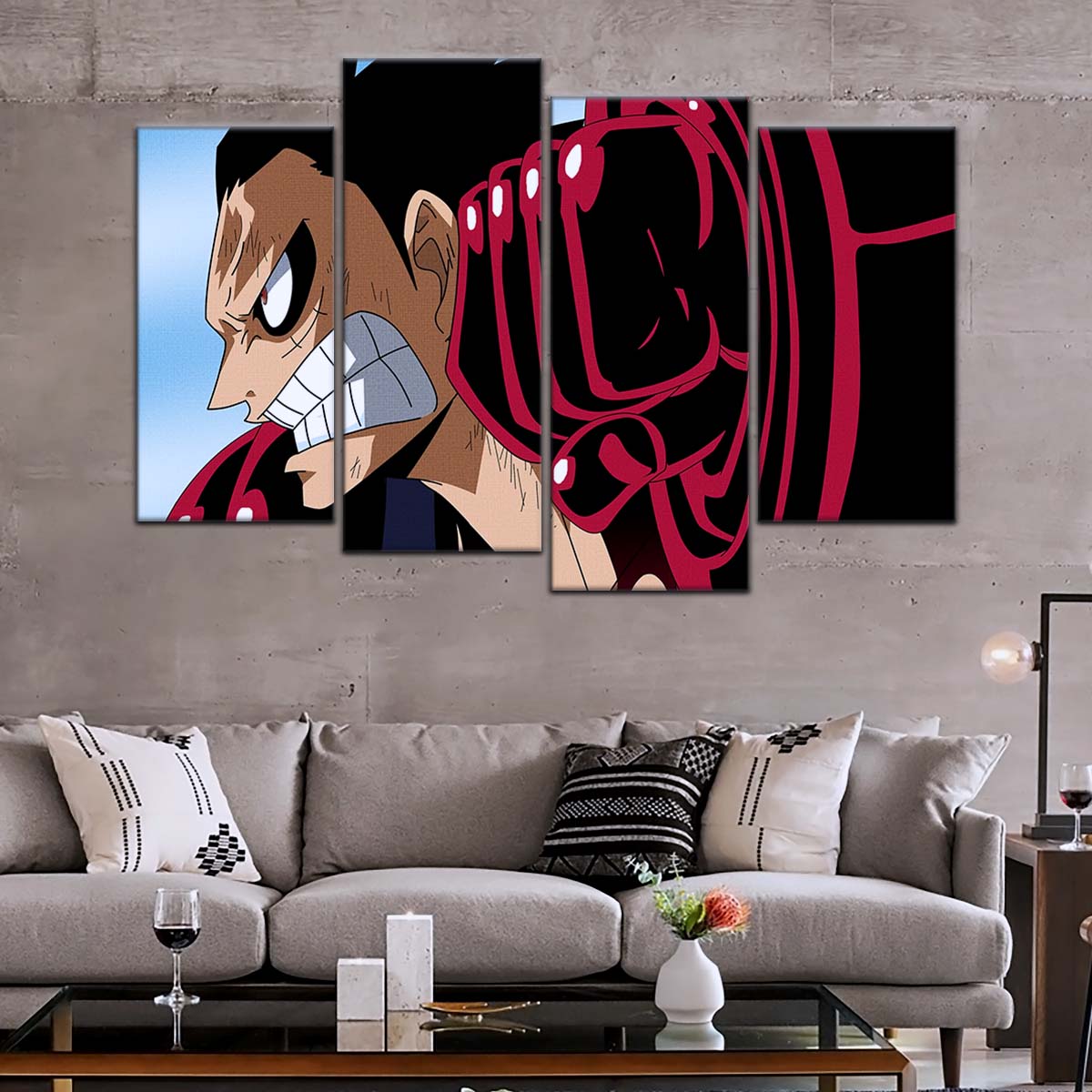 One Piece Wall Art - OP5049 - Monkey D. Luffy in Stunning - One Piece Poster - One Piece Canvas